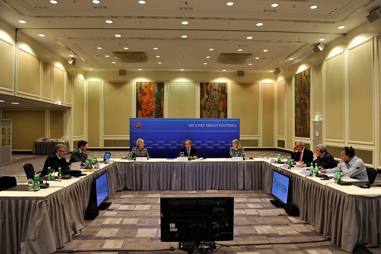 VIENNA, AUSTRIA - MARCH 22: The UEFA Foundation for children meeting prior to the UEFA XXXIX Ordinary Congress on March 22, 2015 in Vienna, Austria. (Photo by Harold Cunningham/Getty Images for UEFA)