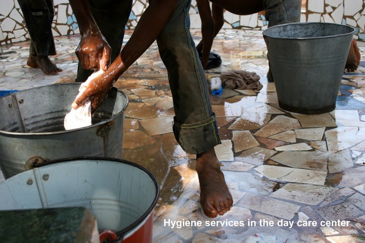 Hygiene services in the day care centre