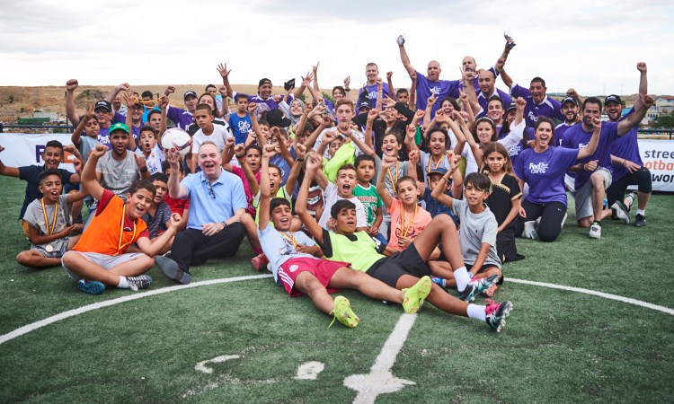 UEFA Foundation for Children and FedEx return to Cañada Real