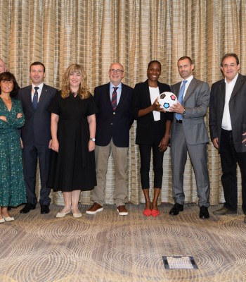 BAKU, AZERBAIJAN - MAY 29: UEFA Foundation for Children Board meeting on May 29, 2019 in Baku, Azerbaijan. (Photo by Harold Cunningham - UEFA/UEFA via Getty Images)