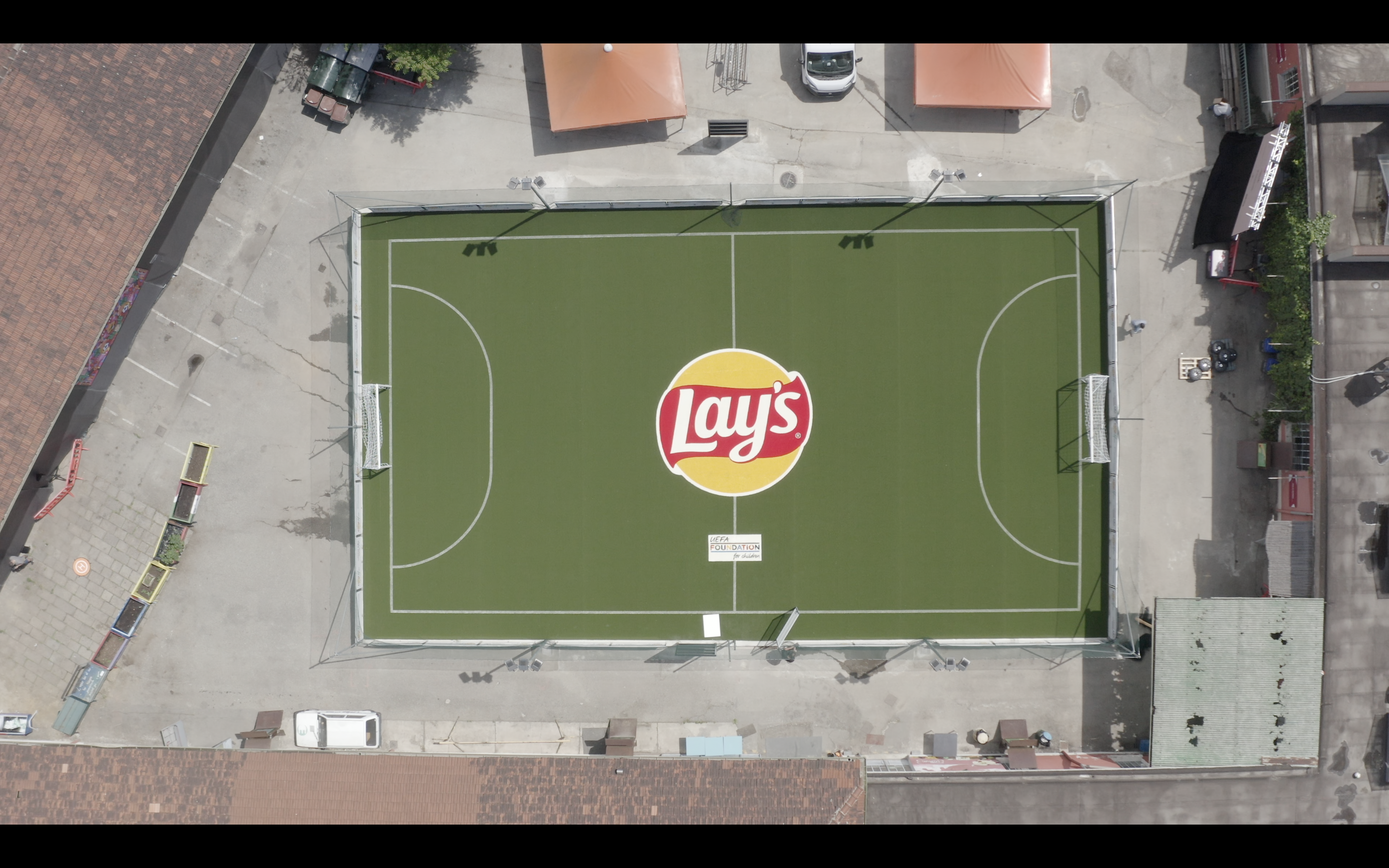 Lay's unveils its latest RePlay pitch today in Turin ahead of the Women's UEFA Champions League final at the weekend