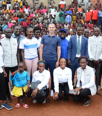 UEFA President sees football’s force for good in Uganda