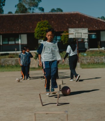 Inclusive football based education for disabled children